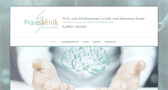 Desktop Screenshot of neurochirurgie-herford.de