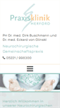 Mobile Screenshot of neurochirurgie-herford.de